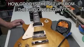 How Good is the Gibson Factory Setup?  I test a new 2023 Les Paul Tribute Guitar to see!