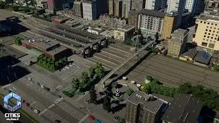 Downtown Building Madness in Cities Skylines II [Coral Reeches]