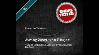 VSL Synchron Solo Strings (Hoffstetter, String Quartet in F Major)