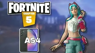 Fortnite Mobile (Capítulo 5) - Gráficos no Épico | Samsung Galaxy A54 - Teste de Desempenho