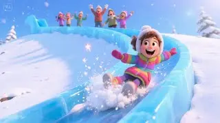 Polly the Playful Penguin 🐧 | Fun Arctic Song for Kids | Energetic Toddler Rhyme