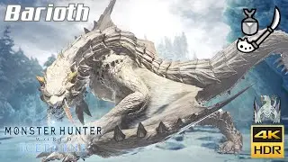 MHW ICEBORNE - Barioth (Gameplay)