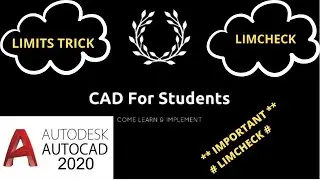 AUTOCAD 2020 : Limits trick  #LIMCHECK#