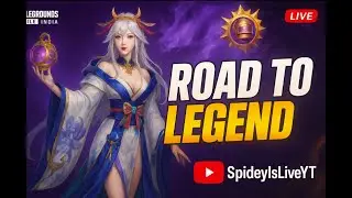 BGMI ULTIMATE ROYALE LIVE🔥| RUSH CHALLENGE STREAM | ROAD TO  LEGEND | SpideyIsLiveYT #bgmilive