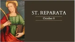 Saint of the day - Reparata - Oct 8 #saintoftheday #catholic #christianity #martyr