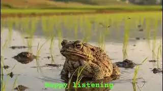 Relaxing Frog Sounds at Night | Deep Sleep & Meditation