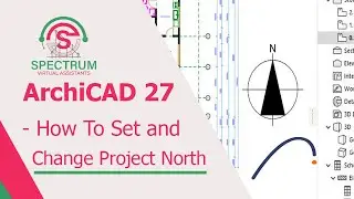 ArchiCAD 27 &mdash; Как установить или изменить север проекта в ArchiCAD 27. Учебное пособие для начина...