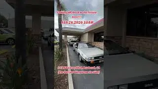 Back to the future, burger king parking lot . #backtothefuture #nostalgia #timemachine
