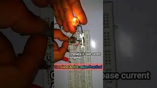 Transistor Active Region Practical | BD139 linear Amplifier