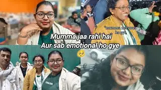 Mumma Ja Rahi Hai… Aur Dil Bhar Aaya 🥺 Train Journey | Family Vlog | Aaj Sab Emotional Ho Gaye ❤️