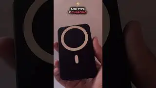 Charge Wirelessly with This Magnetic Power Bank #powerbank #wirelesscharger
