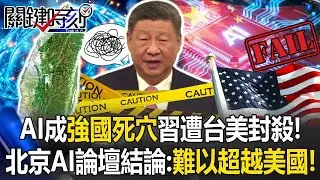 AI成「強國死穴」習近平遭台美聯盟封殺！ 北京AI論壇結論：難以超越美國！【關鍵時刻】20260116 4 張炤和 黃世聰 張禹宣 姚惠珍 吳嘉隆