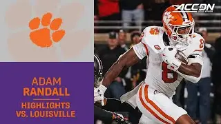 Clemson RB Adam Randall Highlights vs. Louisville