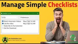 How to create and manage simple Checklists