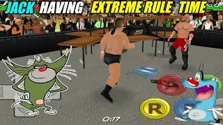 Jack Having Extreme Rule Challenge in Wrestling Revolution 3d | Wr3d Gameplay | Oggy And Jack