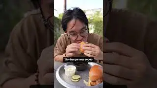 Trying out the best my favorite burger of 2024 at Rodeo Goat! LIMITED TIME  #shorts #rodeogoat