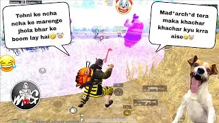 JINI MODE🧞&zwj;♂️🤣NEXT LEVEL IRRITATING RANDOMS😈TROLLING  RANDOM TEAMMATES😂|| BGMI FUNNY & WTF MOMENTS