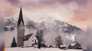 Peaceful Churchyard  &mdash; Winter Ambience (Church Bells, Bird Songs & Snow ASMR)