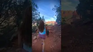 Grounded by Mother earth, Guided by paws & great spirit🫶🏽 #sedona #arizonasky #vanlife #hike #dogs