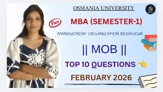 МОБ | 10 ВАЖНЫХ ВОПРОСОВ | MBA | 1 СЕМЕСТР | УНИВЕРСИТЕТ ОСМАНИИ | &lrm;@shivanipallela