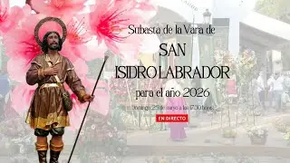 Cartaya Tv | Subasta de la Vara de San Isidro Labrador para el año 2026