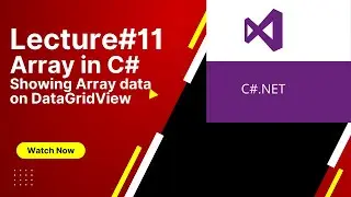 Array in C#.Net | Showing array data on DataGridView #11