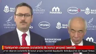 MAVERA COMFORT - Türkiye'nin deprem izolatörlü ilk konut projesi tanıtıldı