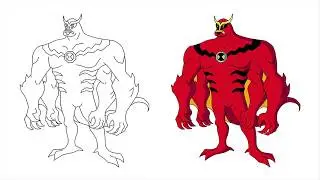 How To Draw Fourarms And Jetray Combination Fan Art