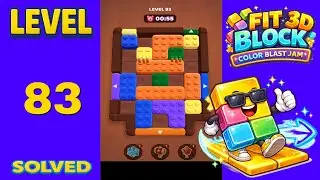 Fit Block 3D &ndash; Level 83 | Walkthrough Fast & Clean Solution
