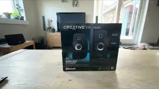 Unboxing creative T15 2.0 wireless speakers