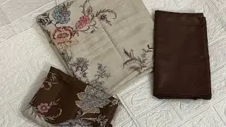 Soft muslin silk free shipping 😍@InaayasFashionHub #onlineshopping #collection 