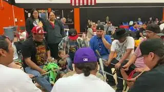 Gunslinger singers girls Jingle song at Putnam city powwow 2024