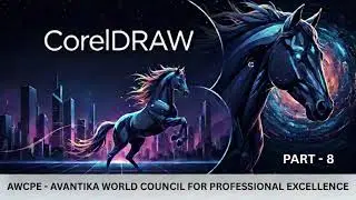 COREL DRAW PART - 8, Corel Draw video in Hindi.