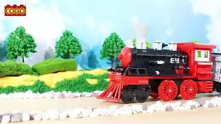 Cogo 623 Pcs Classic Train Model Building Blocks Assembly Toy Set For Kids | Sports Hub Karachi