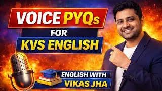 Voice PYQs for KVS SSC English | Active Passive Voice Previous Year Questions | KVS TGT PGT 2026 | 