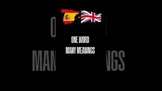 One Spanish Word Many Meaning #spanishforbeginners #basicspanish #learnspanish #spain #spanishlesson