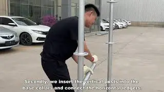 How to build ringlock scaffold system？