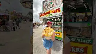 Everything I ate at the largest fair in South Florida🌭🎡🌽📍Miami Youth Fair #fairfood #miamifood