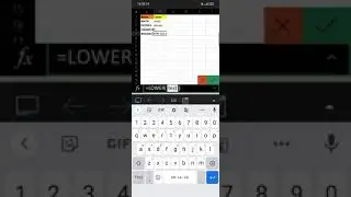 Lower formula in excel (steps:- Formulas 👉 Text 👉 Lower)