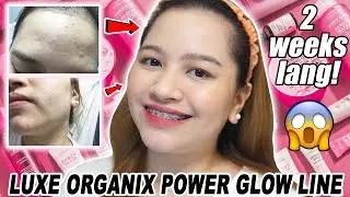 LUXE ORGANIX POWER GLOW LINE HONEST REVIEW | Luxe organix pink