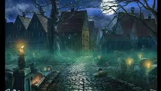 Creepy Cemetery on a Cold Night Halloween ASMR Ambience (Redemption Cemetery)