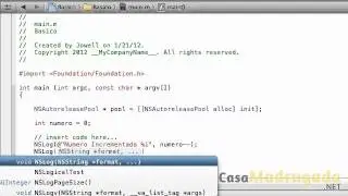 Tutorial Objective C - 6 - Operadores de Incremento y Decremento