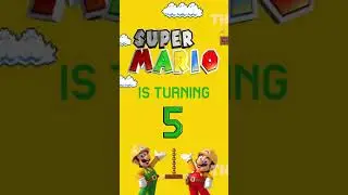 Super Mario Bros Video Invitation