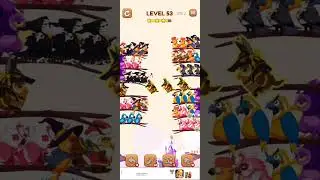 BIRD SORT 2 COLOR PUZZLE GAME🐦 LEVEL 53