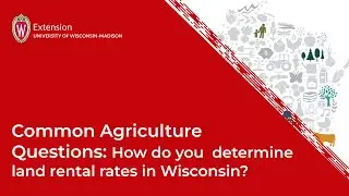 How do you determine farmland rental rates in Wisconsin?