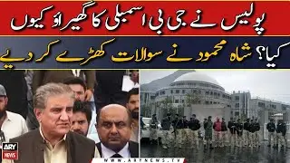 Police ne GB Assembly ka ghirao kiun kia?, Shah Mahmood ne baray sawal khade kardiye
