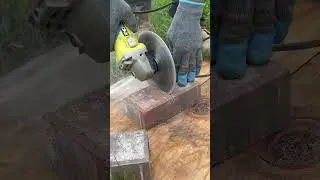 How To Cut A Brick Paver With An Angle Grinder