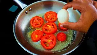 1 Tomato 3 Eggs 5 min Breakfast | Tomato Egg Breakfast #breakfast @flamingstove
