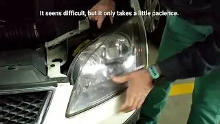How to change the headlamp in a Focus c-max / Cómo cambiar bombilla del faro a Ford Focus c-max.