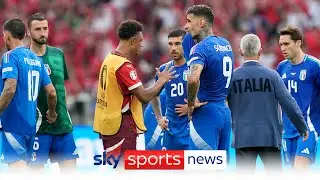 Reaction to Italy's defeat to Switzerland in the round of 16 at Euro 2024